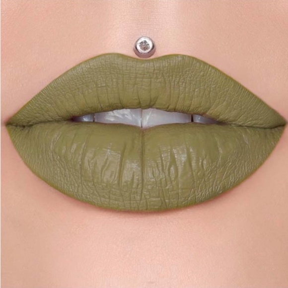 Dead Presidents New in Box Jeffree Star Velour Liquid Lipstick in Camp Green - Picture 4 of 7